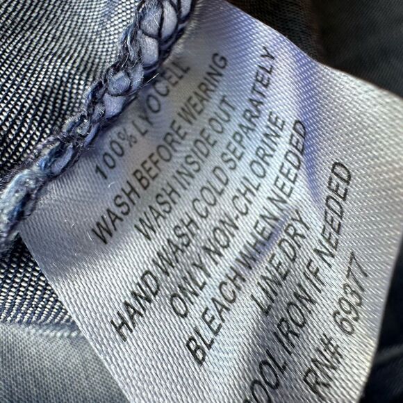 🎉5 for $45🎉 Wendy Williams Dress Women Size 1X Denim Blue - Picture 6 of 6